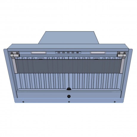 AIRFORCE F300 NoDrop IX/A/60 60cm Inox Απορροφητήρας Εντοιχιζόμενος Τζάκι